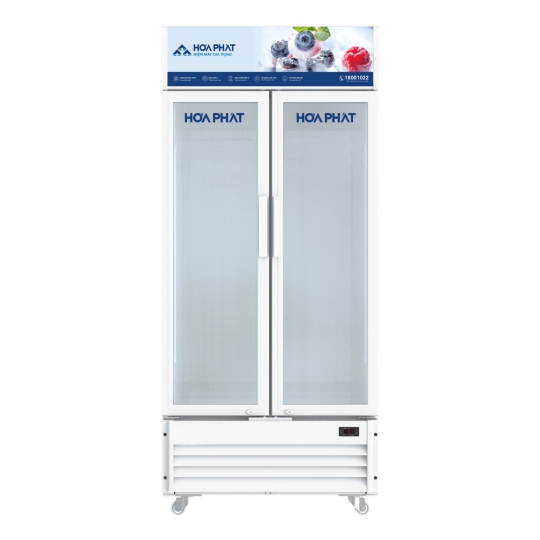 Tủ mát trưng bày Hòa Phát 1 ngăn 2 cánh HSR D8526